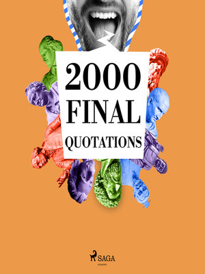 cover image of 2000 Final Quotations